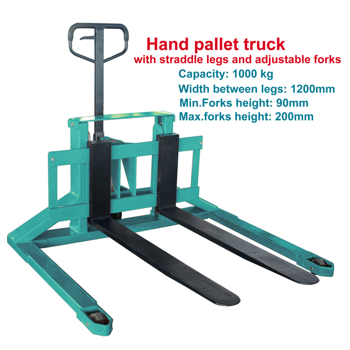 HPT with straddle leg and adjustable forks